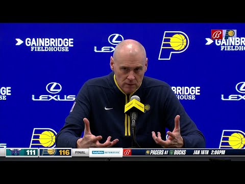 Carlisle on Pacers' win over Hornets: 'There's no panic in this team'