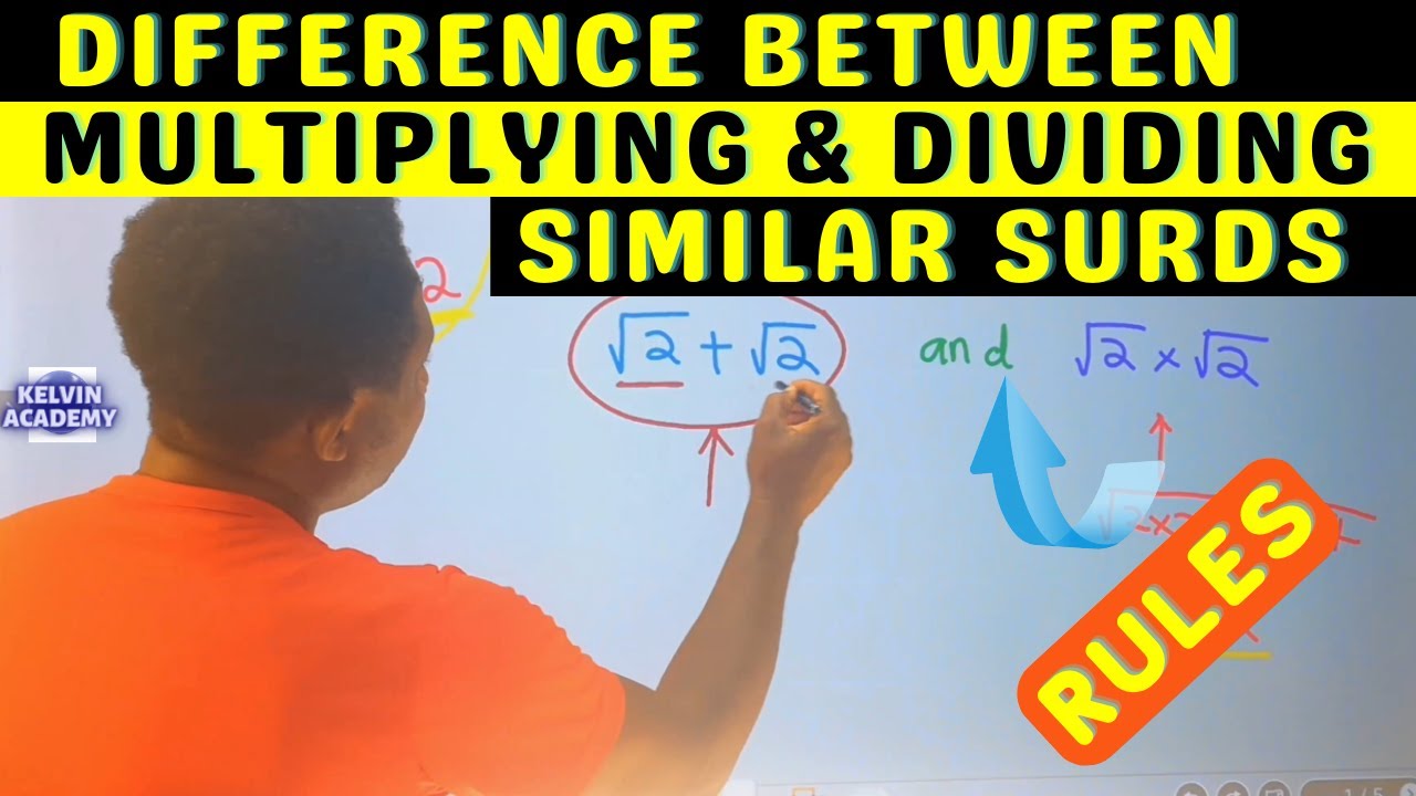 Difference In Adding And Multiplying Similar SURDS Simplified YouTube Difference in adding and multiplying similar surds simplified youtube