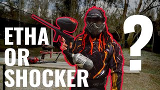 PAINTBALL SHOOTOUT: ETHA 3 vs Shocker Amp - WHO Comes Out on Top?