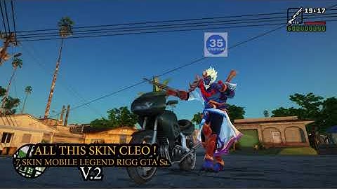 ALL THIS SKIN CLEO 7SKIN MOBILE LEGEND RIGG GTA Sa V2 😍😍