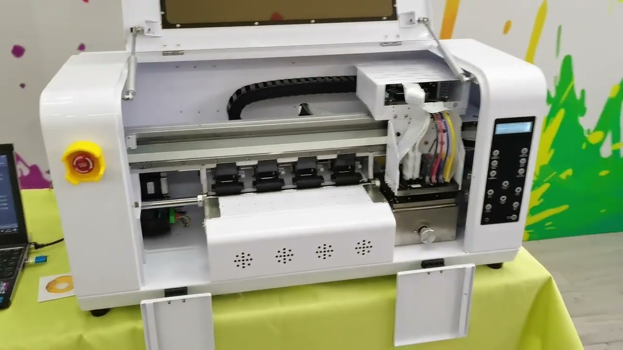 5. Software load ink and install material