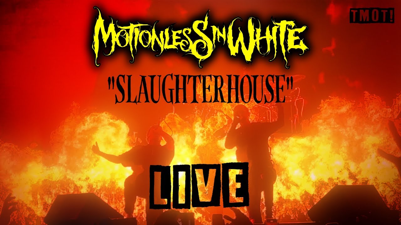 Motionless In White "Slaughterhouse" Live featuring Bryan Garris of