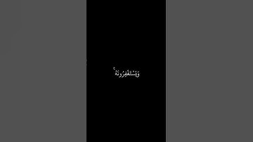 ياسر الدوسري || شاشه سوداء قران || أفلا يتوبون إلى الله ويستغفرونه والله غفور رحيم || سورة المائدة