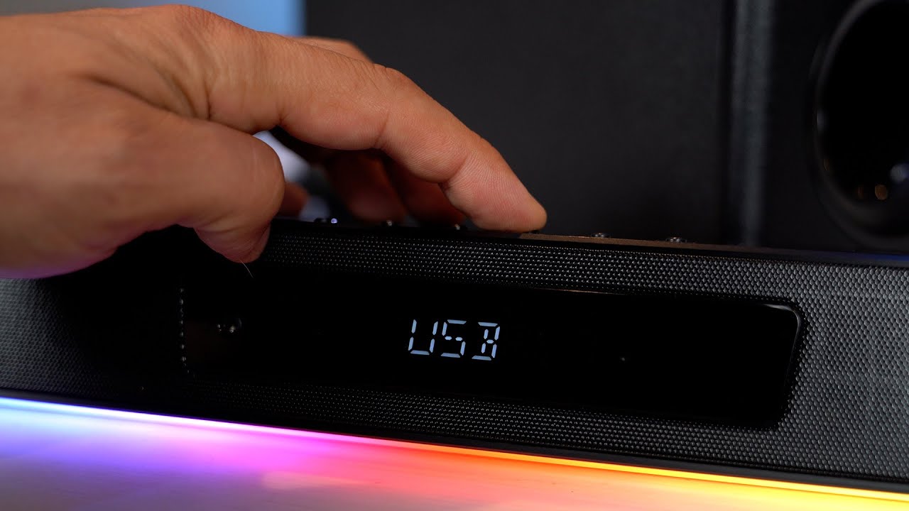 The Best PC Gaming Soundbar SoundblasterX Katana V2 YouTube