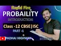 Probability | Class 12 Rapid Fire| Introduction | Part 3| #revisionlecture   | BYHMSIR #12classmath