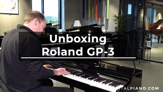 Unboxing and Assembly of NEW Roland GP-3 | Digitalpiano.com