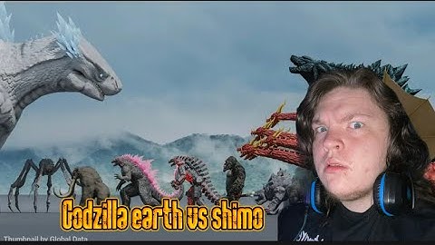 Shimo Vs Godzilla Monsters Size comparison 3D | 3d Animation Size Comparison (reaction)
