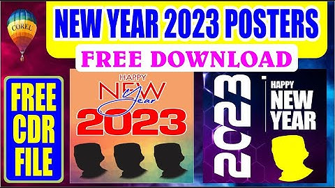 Happy New Year 2023 - Social Media Posters Cdr File Free Download - Best Graphics 4U
