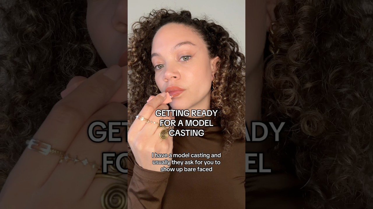 A bold lip for my model casting 