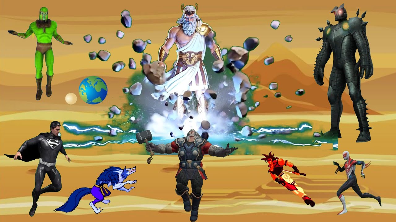 الابطال الخارقين 👊 والقوة الفولاذية 🦾 وحماية كوكب الارض ومساعدة ملك كوكب بلوتو 