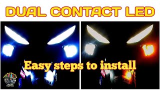 How to install Dual Contact Led on Sniper 150 ¦ Proper way and Easy steps to follow