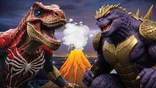 🔴Giant Indominus, Triceratops, Pteranodon &GODZILLA Empire: Who's Dinosaur KING? Jurassic Adventures