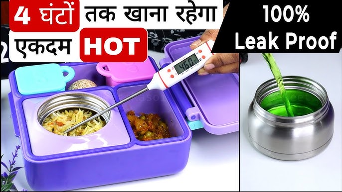 Milton KIDS Lunch Box / LEAK PROOF Tiffin Box for KIDS/ STAINLESS STEEL  Leakproof Tiffin For SCHOOL. 