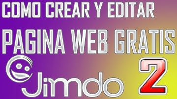 Como crear tu pagina web con jimdo (Parte 2)