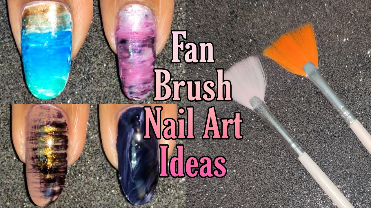 Fan Brush Nail Art Set - wide 1