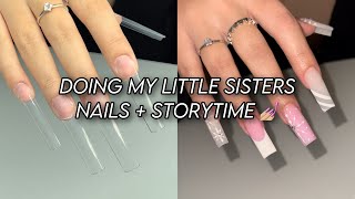 Storytime: My Dad Follows my OF 🤢 (I can't believe this...) + Doing my Sister's Nails 💅🏼