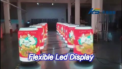 beer bottle can shaped led display hd p2 video display pop cans led screen flexible beer bottle disp