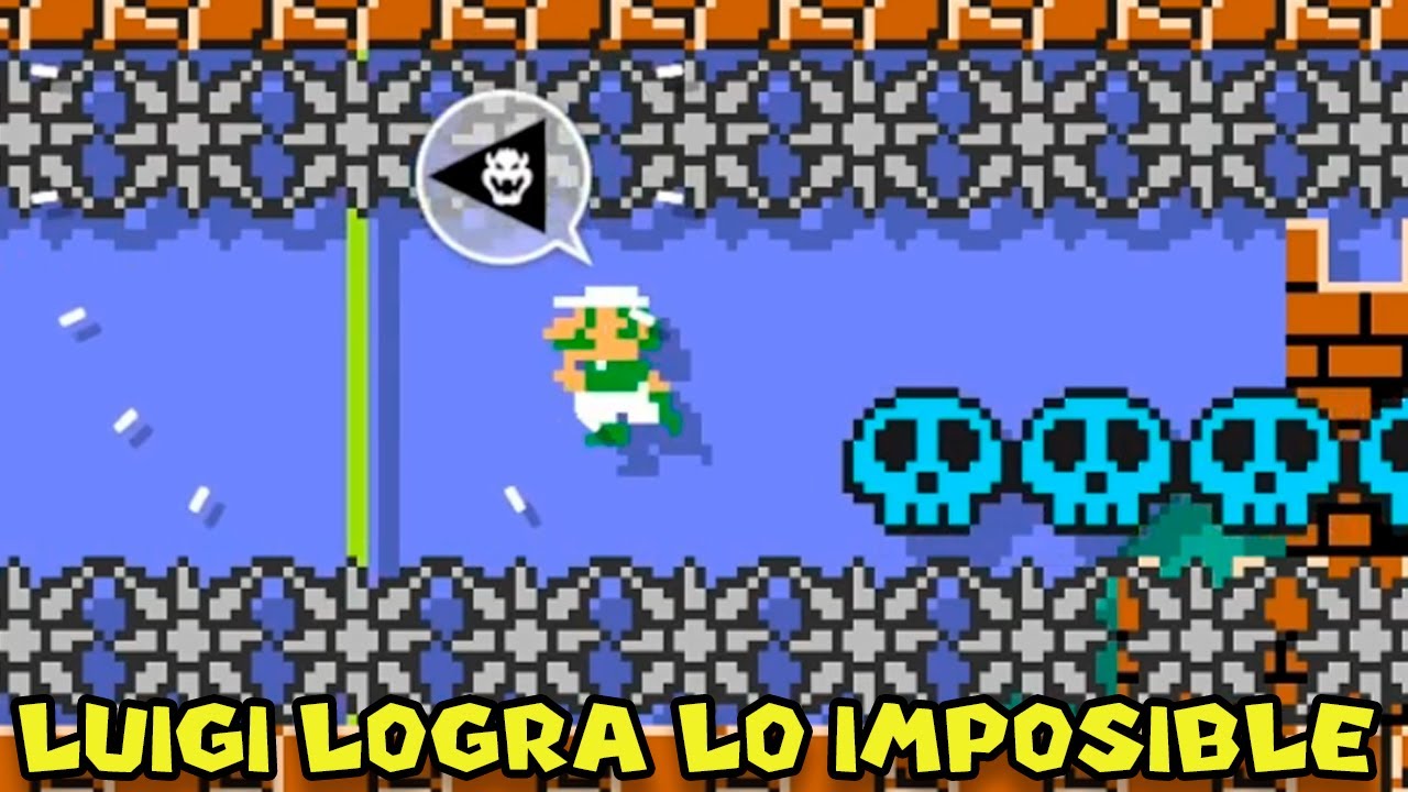 LUIGI LOGRA LO IMPOSIBLE - Mario Maker 2 Desafío Experto con Pepe el Mago (#25)