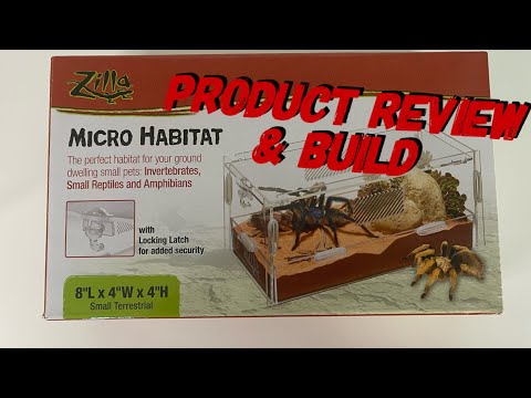 Zilla Micro Habitat “Small” Terrestrial Build and Review