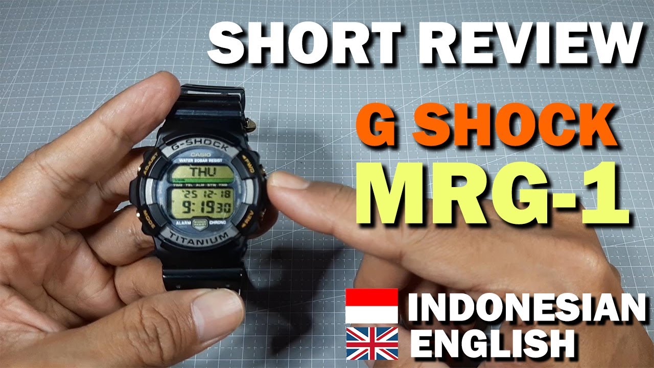 Review G Shock Vintage MRG 1 Titanium | Lebih dekat dengan G Shock MRG-1 Titanium | Review Singkat