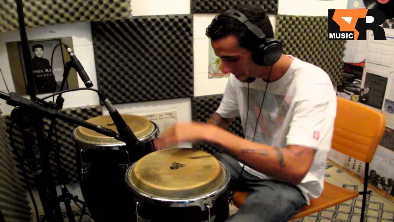 Rafa Filó - Gravando Percussão no Studio Lar Music