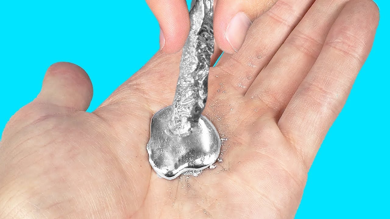 You Can Melt Metal In Your Hand! Testing Liquid Metal Science Experiments YouTube