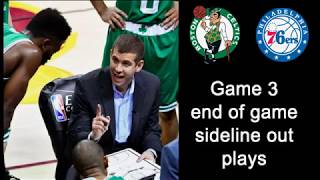 NBA Play-offs 2018: Celtics vs Sixers Game 3-coach Brad Stevens SLOBs