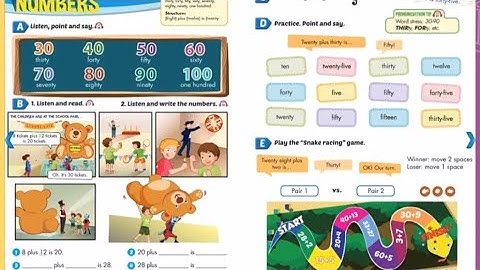Theme 1 lesson 3 grade 4 |smart start | tiếng Anh lớp 4| numbers