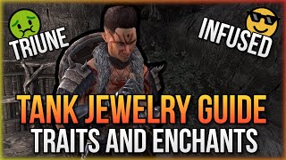 💍📚 Eso - The Best Tank Jewelry Guide | How To Massively Boost Your Sustain