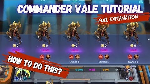 HOW TO DO THE SHOP TRICK USING VALE. COMMANDER VALE TUTORIAL MAGIC CHESS GOGO