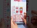 cute journaling - red theme ♥️ #journal #stickers #asmr #motivationalquotes