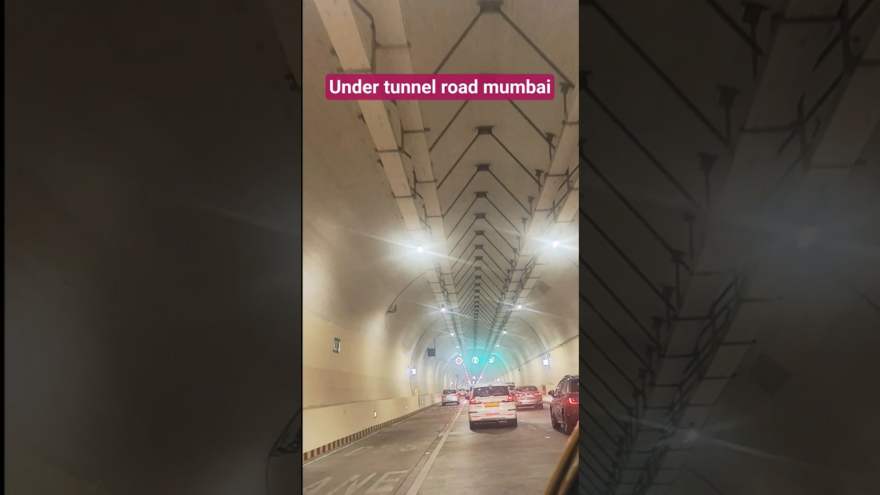 Under tunnel road mumbai🤲🚗 