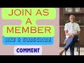Why to join as a member