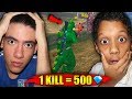 LE DOY 500 DIAMANTES A MI PRIMO POR CADA KILL EN FREE FIRE *me deja sin dinero* | TheDonato