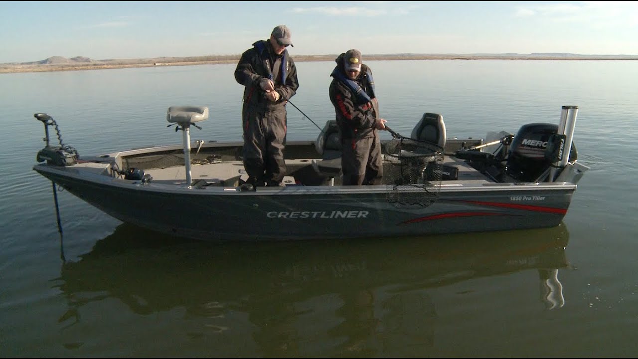 Ледяной судак на реке Миссури