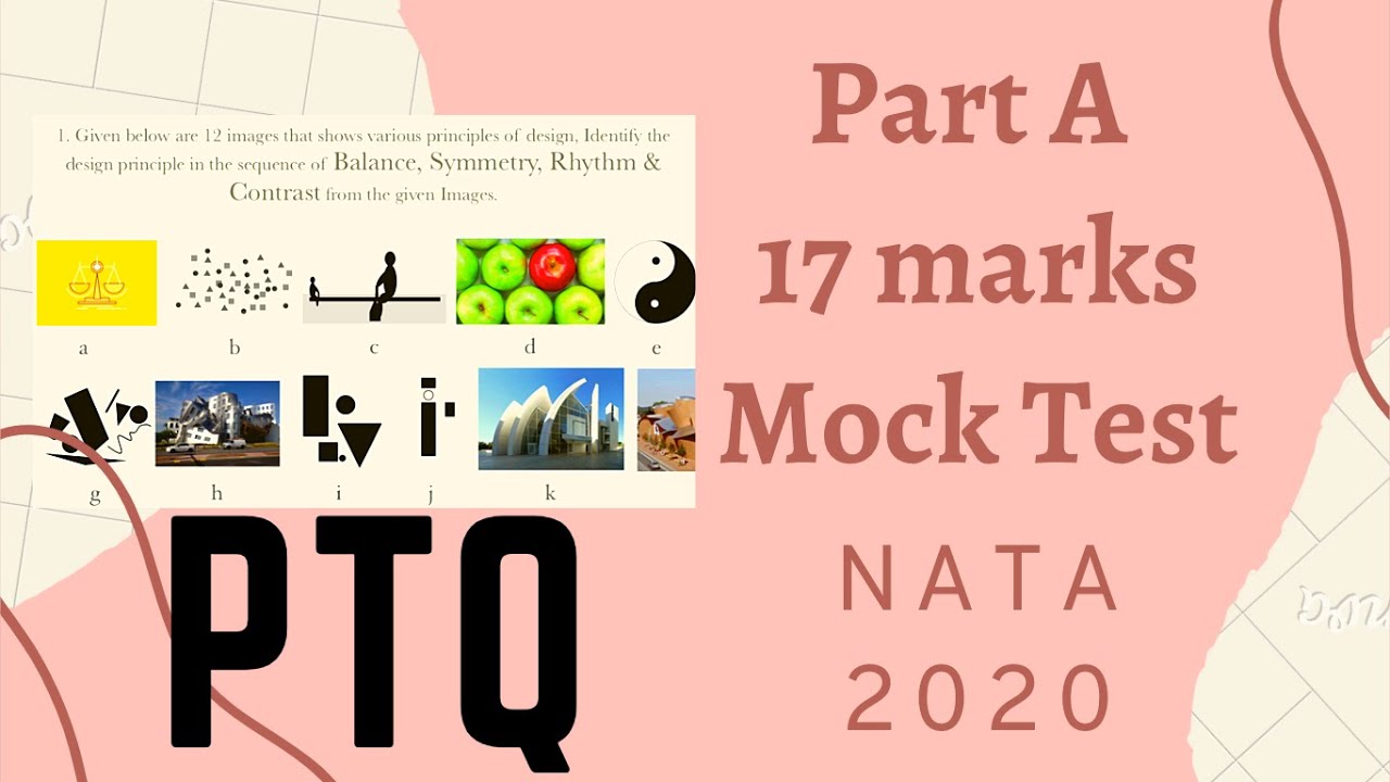 Preferential Type Questions  PART A for NATA 2020 | NATA 2020 preparation