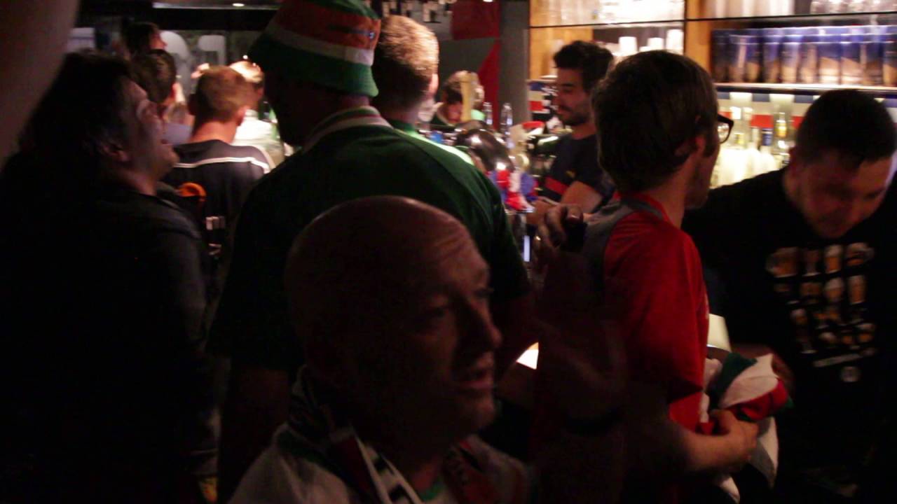 citycell Euro 2016 - Ireland Fans in Au Fût et à mesure Bar - Bordeaux