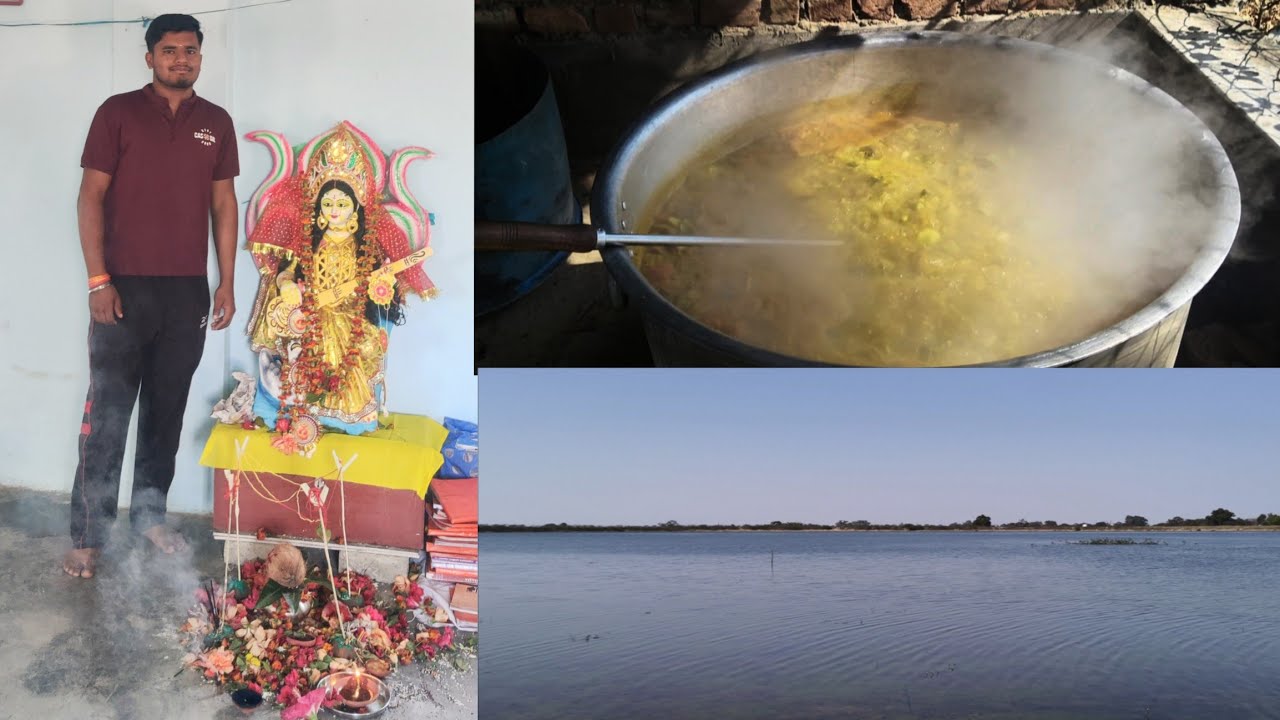 Saraswati #Puja Mandir# mein# ja rahe# hain...🚩🔱🕉️❤️😃