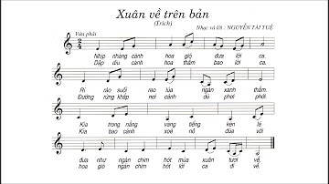 Tập Đọc Nhạc Số 6 | Lớp 7 | Xuân Về Trên Bản | ALIN MUSIC SCHOOL