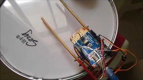 Arduino Servo Robotic Drummer - Does Wipeout