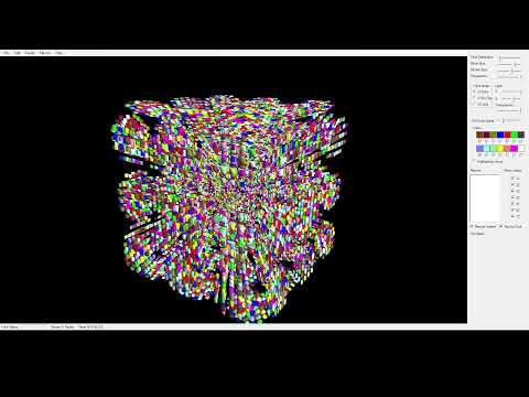 7D Rubik's Hypercube solving #1 (1L 2C Cross)