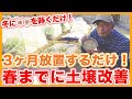 家庭菜園や農園栽培の土作りは米ぬかと籾殻を3ヶ月放置するだけ!?春までに土壌改善する方法を徹底解説!【農家直伝】/Soil improvement tips from Japanese farmers