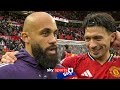 Bryan Mbeumo And Lisandro Martínez React To Man Utd Win Against Man City 