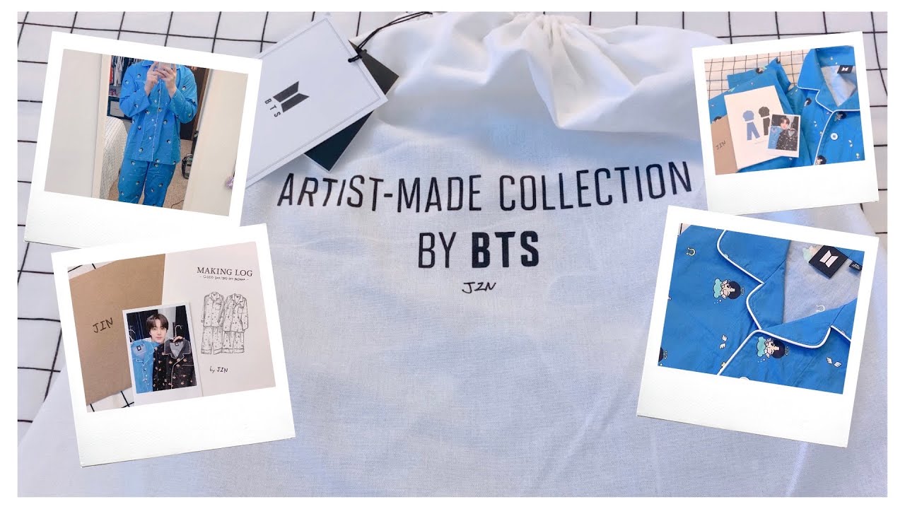 JIN GOOD DAY PAJAMA ? BTS Artist-Made Collection - YouTube