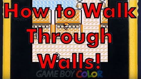 How To Walk Through Walls - Pokemon Red/Blue/Yellow