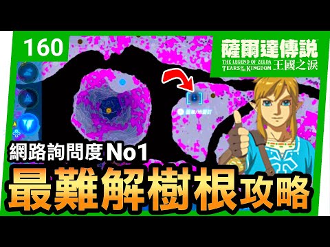 【薩爾達傳說 王國之淚】160-最難解樹根攻略 | 網路詢問度No1(Tears of the Kingdom)