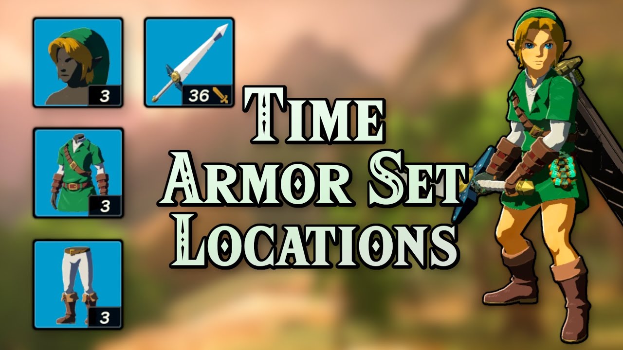 Time Armor Set + Biggoron Sword Locations - Zelda TOTK - YouTube