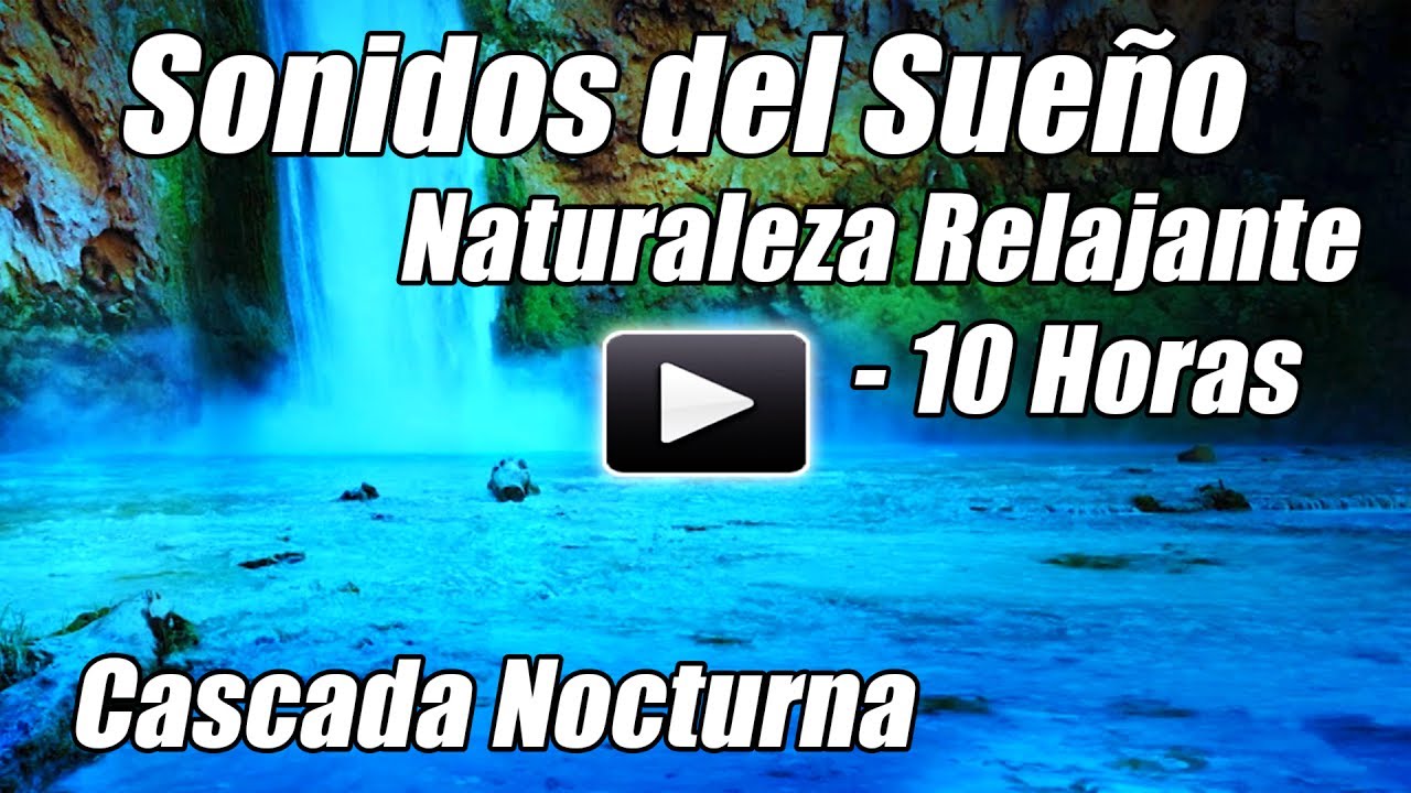 Sonidos Del Sueno Naturaleza Grillos Cascadas Relajacion Sonido De Agua Calmante Bebe Bebes Ambiente Youtube