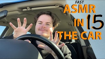 Fast & Aggressive ASMR in the Car 15 lofi Hand Sounds, Invisible triggers,Gripping&Scratching+Visual