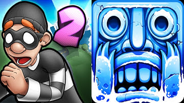 Robbery Bob 2 vs Temple Run 2 Gameplay Android,ios Part 94